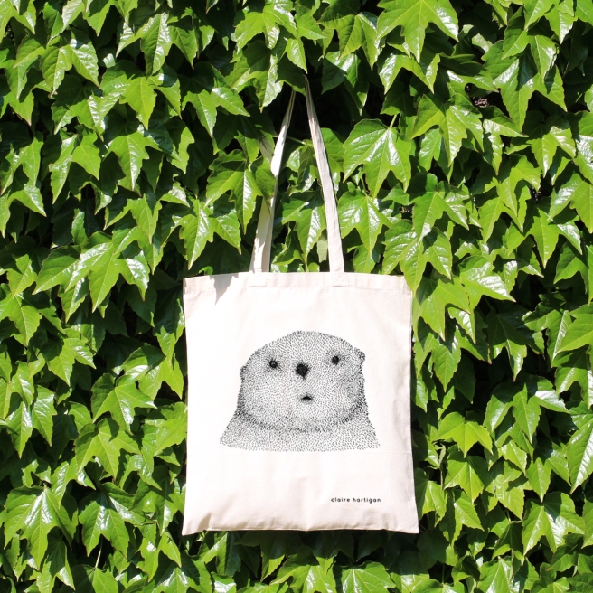 Tote Bag in the Leaves BLOG